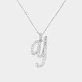 -Y- CZ Initial Monogram Pendant Necklace - Madeline Love - Flyclothing LLC