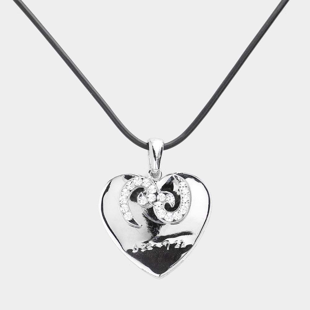 Cancer- Zodiac Heart Layered Pendant Necklace - Madeline Love - Flyclothing LLC