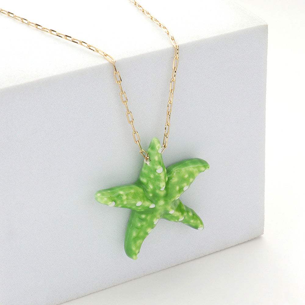 Starfish Pendant Necklace - Madeline Love - Flyclothing LLC