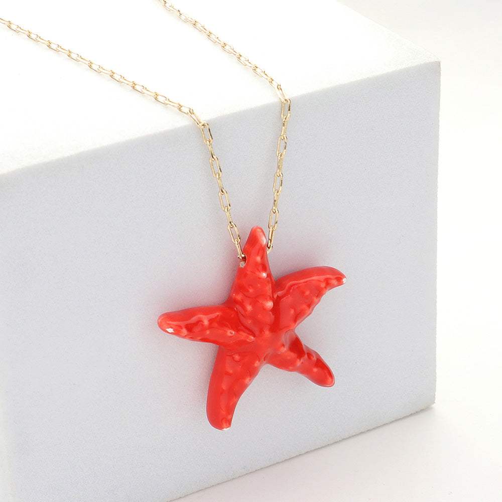 Starfish Pendant Necklace - Madeline Love - Flyclothing LLC