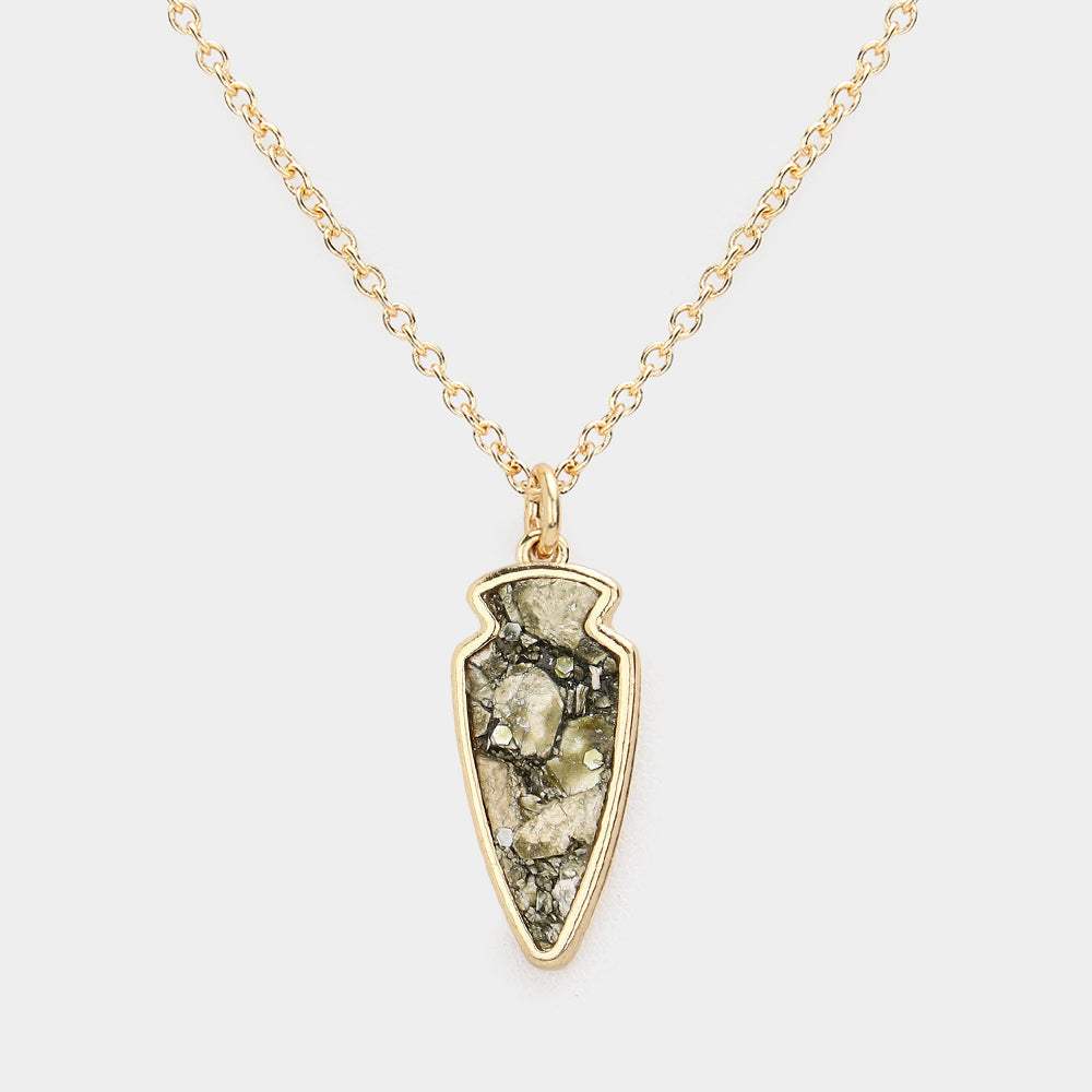 Arrow Pendant Necklace - Madeline Love - Flyclothing LLC