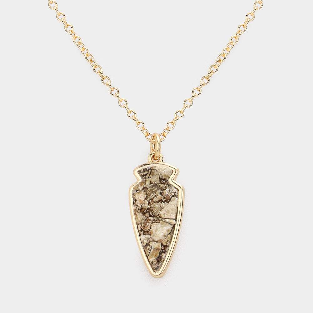 Arrow Pendant Necklace - Madeline Love - Flyclothing LLC