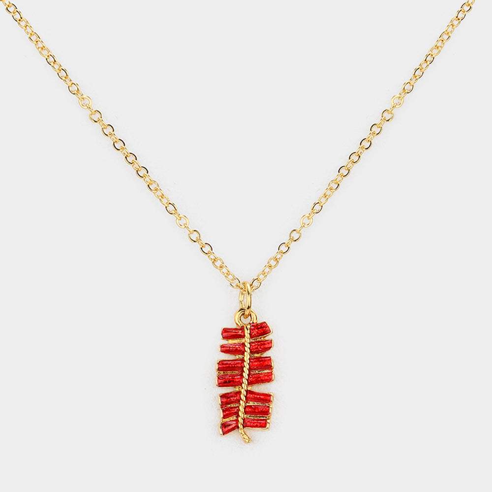 Firecracker Pendant Necklace - Madeline Love - Flyclothing LLC