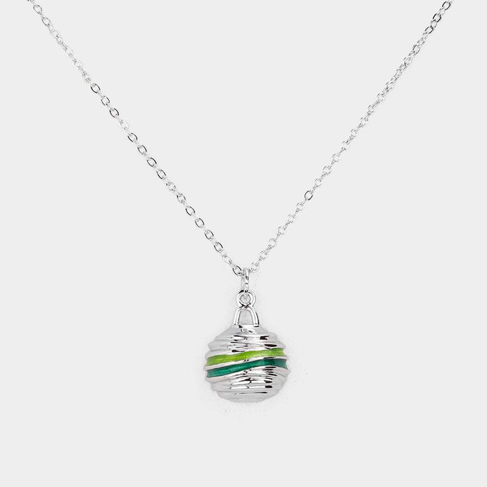 Enamel Metal Pendant Necklace - Madeline Love - Flyclothing LLC