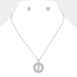 Stainless Steel CZ Stone Paved San Judas Tadeo Pendant Necklace - Madeline Love - Flyclothing LLC