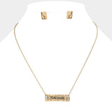 "Take pride" Message Pendant Necklace - Madeline Love - Flyclothing LLC