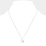Natural Stone Pendant Necklace - Madeline Love - Flyclothing LLC