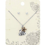 Metal Shell Starfish Pendant Necklace - Madeline Love - Flyclothing LLC