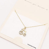 Rhinestone Embellished Bicycle Pendant Necklace - Madeline Love - Flyclothing LLC
