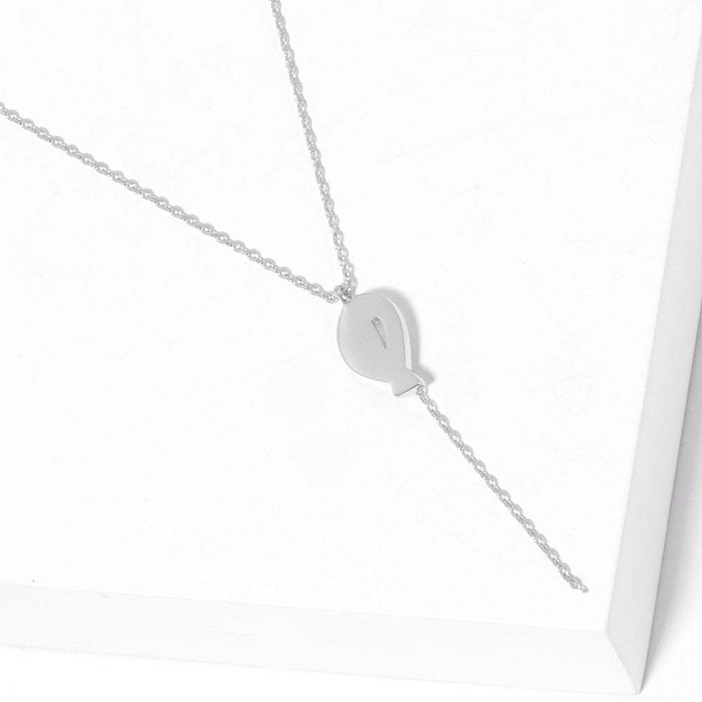 Gold Dipped Mini Balloon Pendant Y Necklace - Madeline Love - Flyclothing LLC