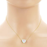 Sweet Talk Message Heart Pendant Necklace - Madeline Love - Flyclothing LLC