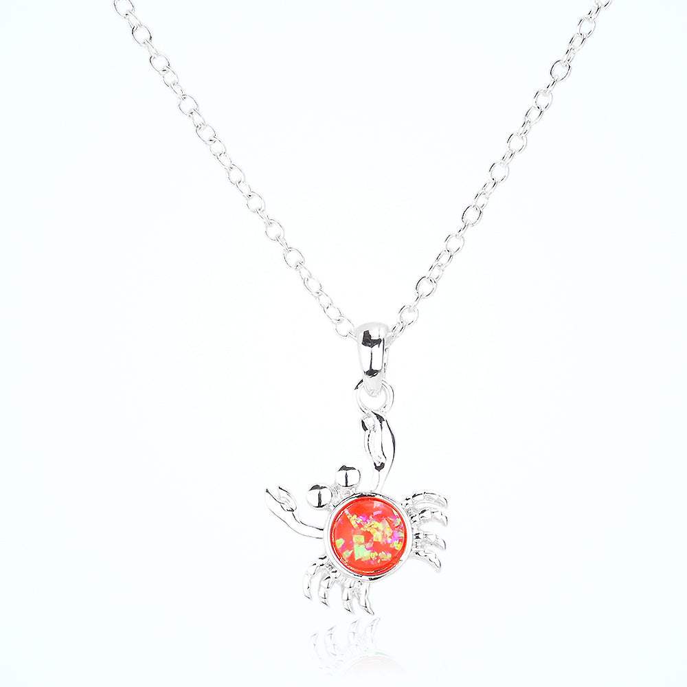Crab Pendant Necklace - Madeline Love - Flyclothing LLC