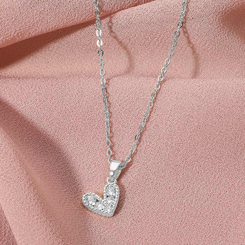 Stainless Steel Heart Pendant Necklace - Madeline Love - Flyclothing LLC