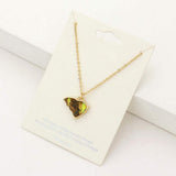 South Carolina State Map Abalone Pendant Necklace - Madeline Love - Flyclothing LLC
