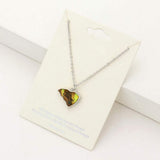 South Carolina State Map Abalone Pendant Necklace - Madeline Love - Flyclothing LLC