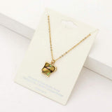 Arkansas State Map Abalone Pendant Necklace - Madeline Love - Flyclothing LLC
