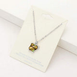 Arkansas State Map Abalone Pendant Necklace - Madeline Love - Flyclothing LLC