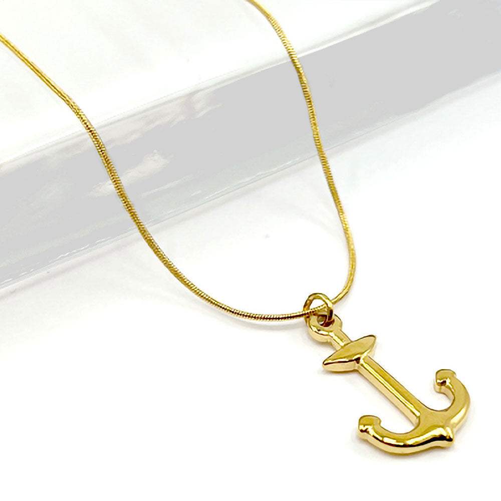 Stainless Steel Anchor Pendant Necklace - Madeline Love - Flyclothing LLC