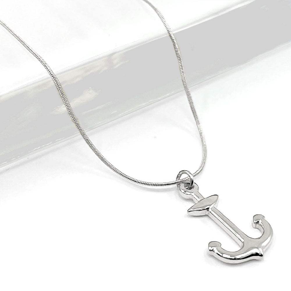 Stainless Steel Anchor Pendant Necklace - Madeline Love - Flyclothing LLC