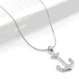 Stainless Steel Anchor Pendant Necklace - Madeline Love - Flyclothing LLC