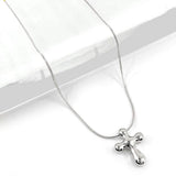 Stainless Steel Cross Pendant Necklace - Madeline Love - Flyclothing LLC