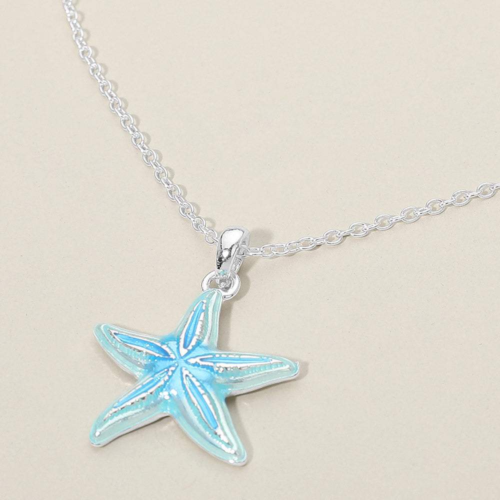 Starfish Charm Pendant Necklace - Madeline Love - Flyclothing LLC