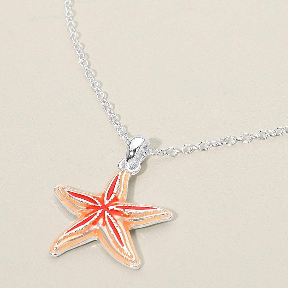 Starfish Charm Pendant Necklace - Madeline Love - Flyclothing LLC