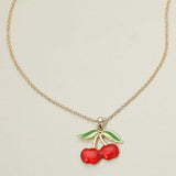 Cherry Pendant Necklace - Madeline Love - Flyclothing LLC