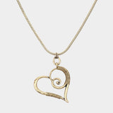 Open Heart Vintage Metal Necklace - Madeline Love - Flyclothing LLC
