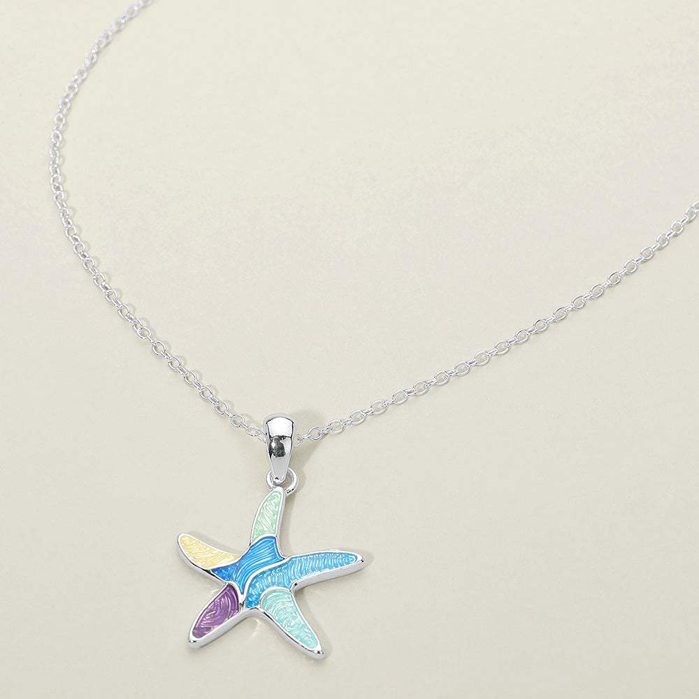 Starfish Charm Pendant Necklace - Madeline Love - Flyclothing LLC