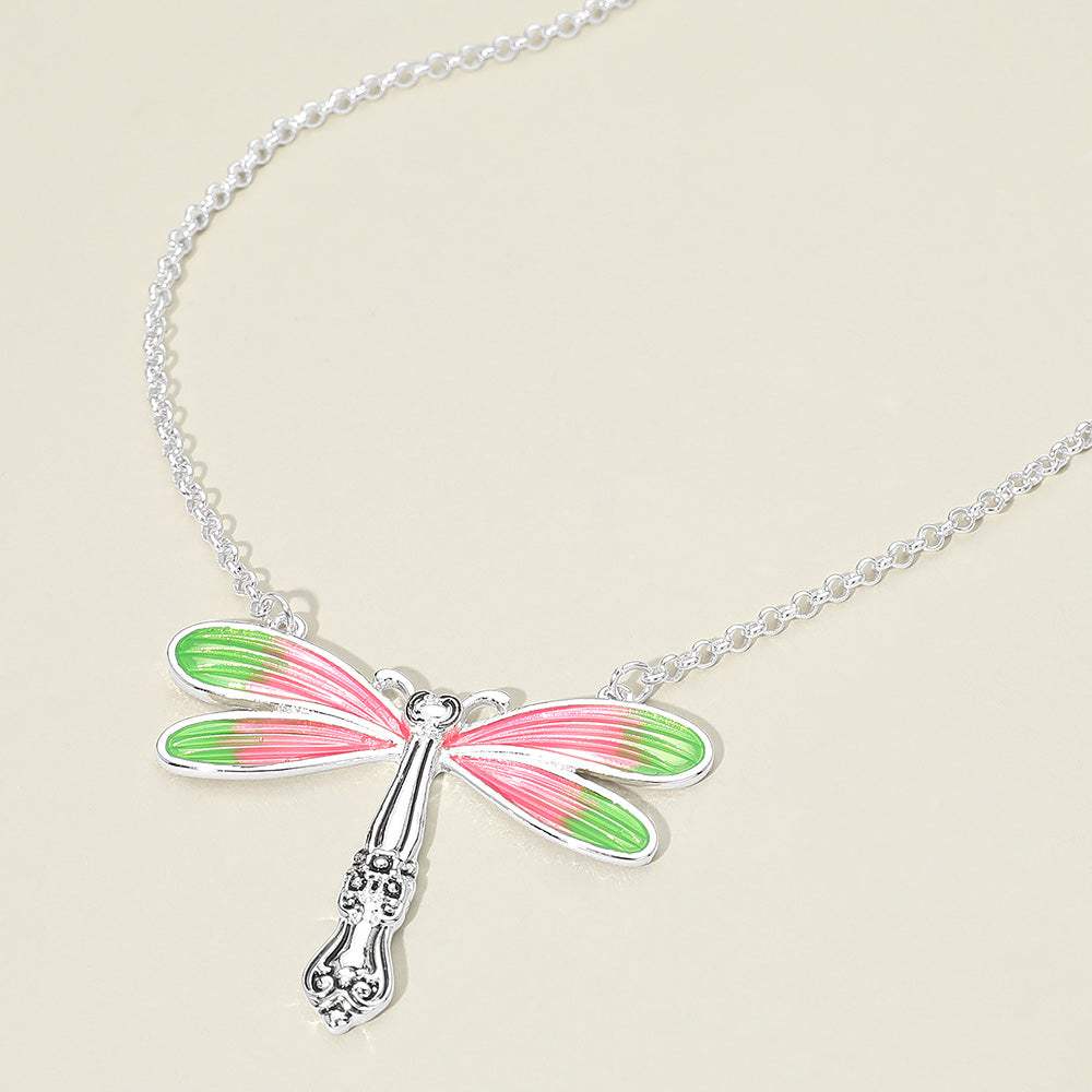 Dragonfly Charm Pendant Necklace - Madeline Love - Flyclothing LLC