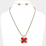 Flower Pendant Necklace - Madeline Love - Flyclothing LLC