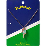 Floral Pickleball Paddle Pendant Necklace - Madeline Love - Flyclothing LLC