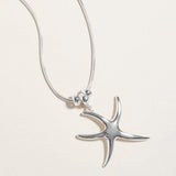 Metal Starfish Pendant Necklace - Madeline Love - Flyclothing LLC