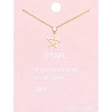 Star Pendant Necklace - Madeline Love - Flyclothing LLC