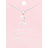 Star Pendant Necklace - Madeline Love - Flyclothing LLC