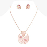 Crystal Abstract Design Pendant Necklace - Madeline Love - Flyclothing LLC
