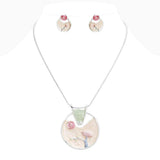 Crystal Abstract Design Pendant Necklace - Madeline Love - Flyclothing LLC