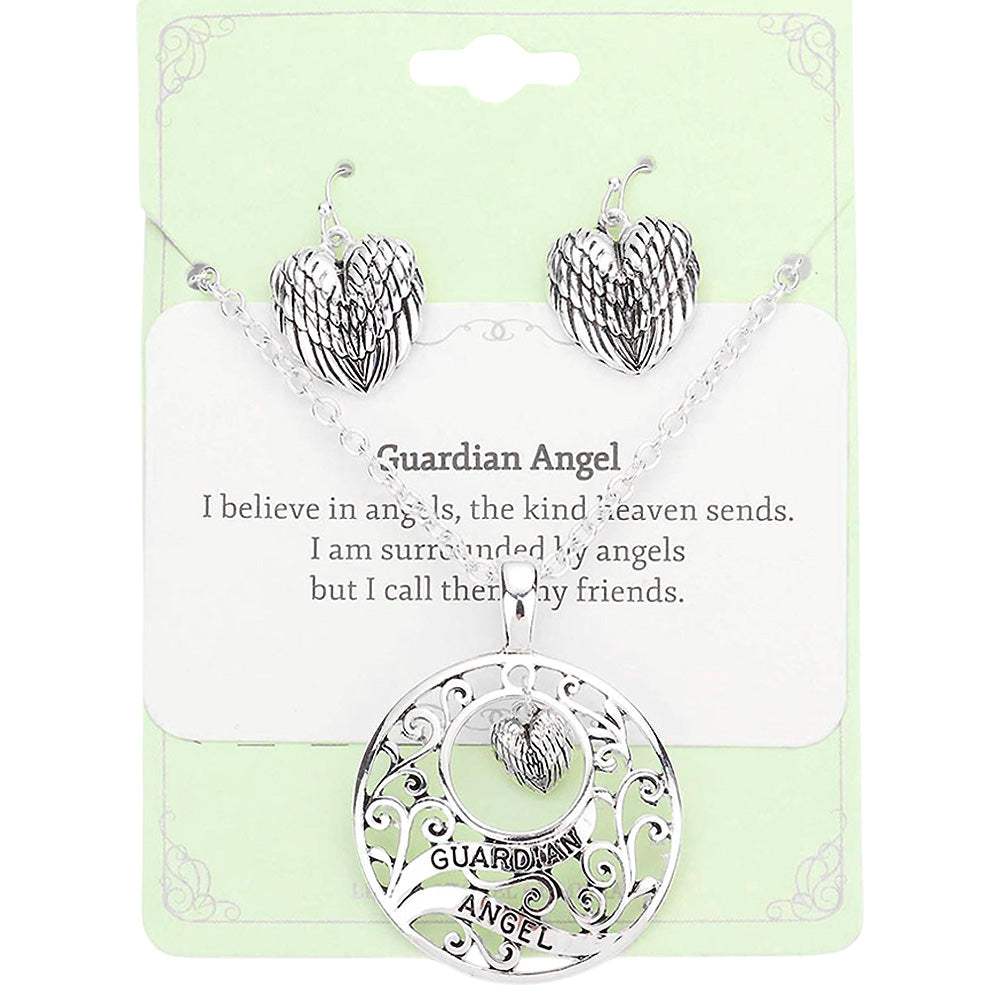 Guardian Angel Pendant Necklace - Madeline Love - Flyclothing LLC