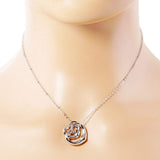 Triple Open Heart Pendant Necklace - Madeline Love - Flyclothing LLC