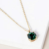 May - Birthstone Pendant Necklace - Madeline Love - Flyclothing LLC