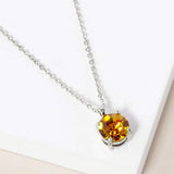 November - Birthstone Pendant Necklace - Madeline Love - Flyclothing LLC
