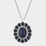 Natural Stone Pendant Necklace - Madeline Love - Flyclothing LLC