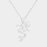 Metal Mermaid Pendant Necklace - Madeline Love - Flyclothing LLC