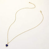 CZ Heart Stone Pendant Necklace - Madeline Love - Flyclothing LLC