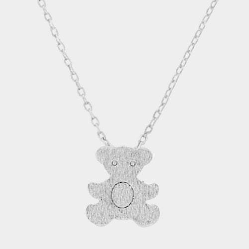 Baby Bear Pendant Necklace - Madeline Love - Flyclothing LLC