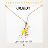 Secret Box_Metal Knot Pendant Necklace - Madeline Love - Flyclothing LLC