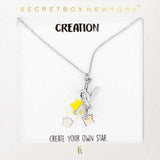 Secret Box_Metal Knot Pendant Necklace - Madeline Love - Flyclothing LLC