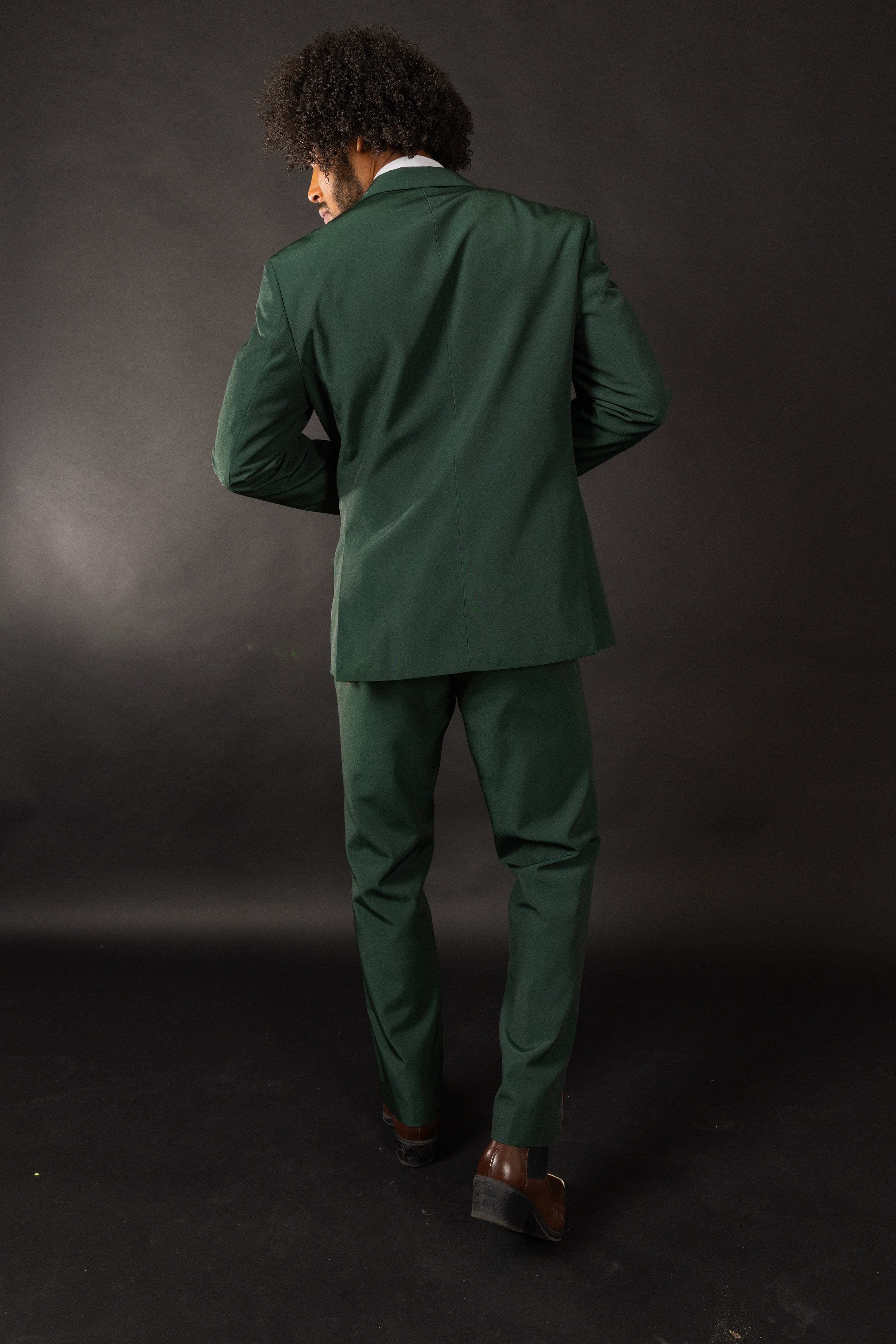 The Holiday Ham | Dark Green Holiday Placement Suit - Shinesty