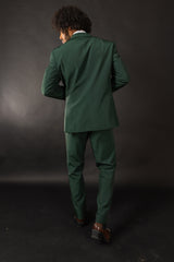 The Holiday Ham | Dark Green Holiday Placement Suit - Shinesty